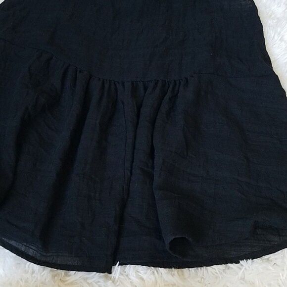 Boutique navy Embroidered Top navy blue vneck sleeveless multicolored small - Picture 12 of 16